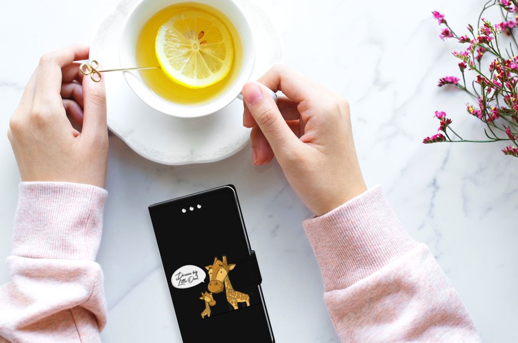 Huawei Ascend P8 Lite Leuk Hoesje Giraffe