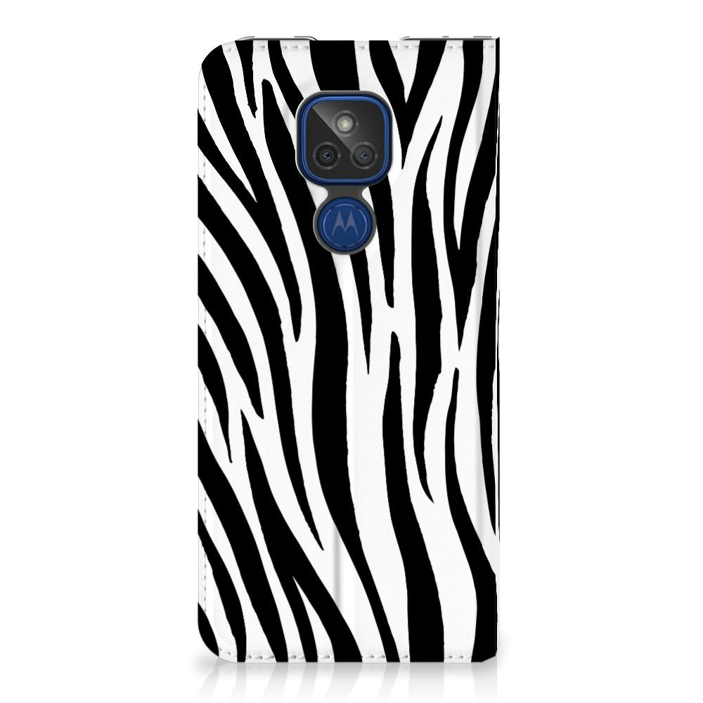 Motorola Moto G9 Play Hoesje maken Zebra - B2C Telecom