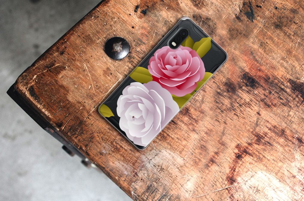 Samsung Xcover Pro TPU Case Roses