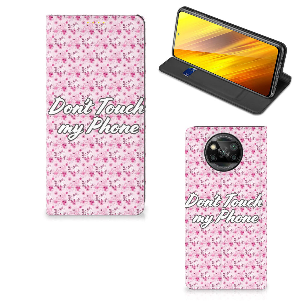 Xiaomi Poco X3 Pro | Poco X3 Design Case Flowers Pink DTMP