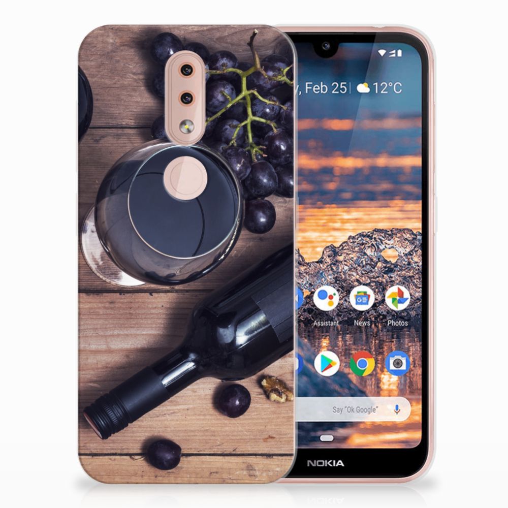 Nokia 4.2 Siliconen Case Wijn