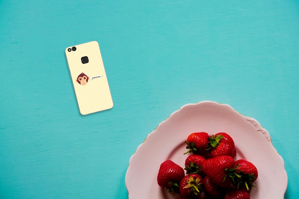 Huawei P10 Lite Telefoonhoesje met Naam Monkey