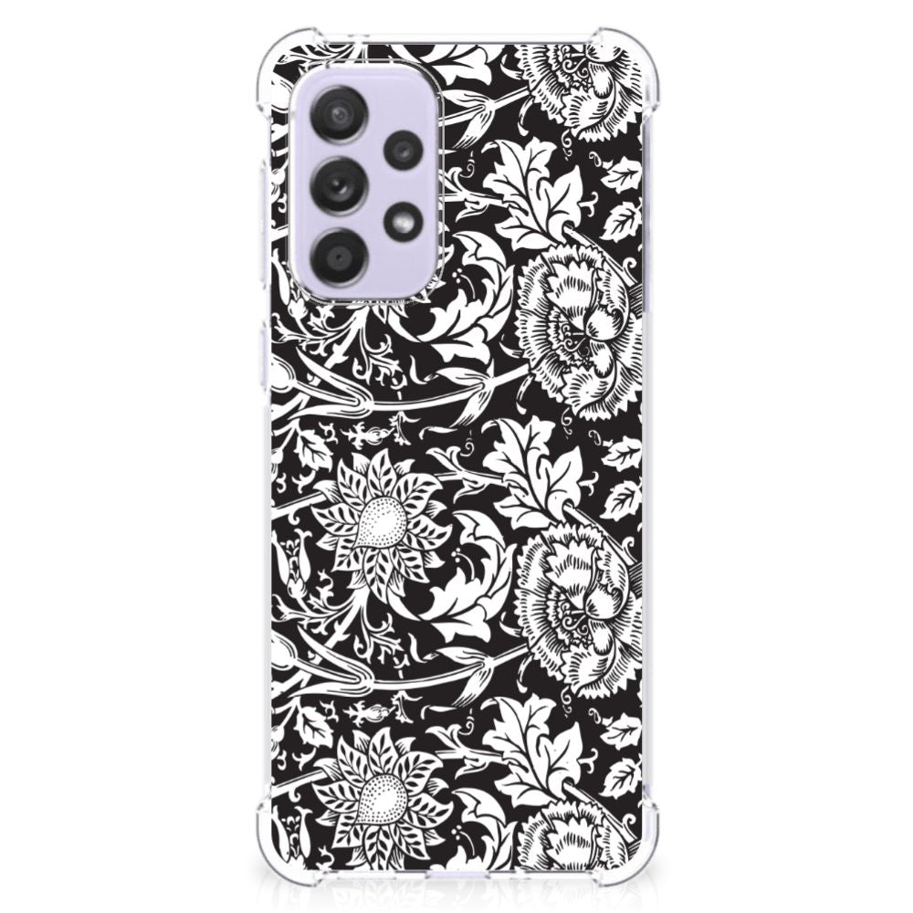 Samsung Galaxy A33 Case Black Flowers B2C Telecom