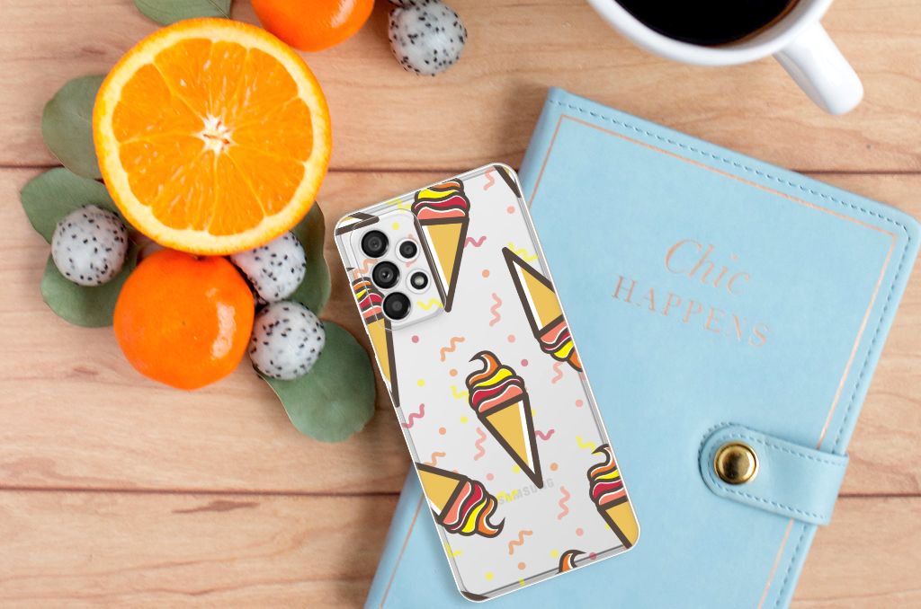 Samsung Galaxy A73 5G Siliconen Case Icecream B2C Telecom