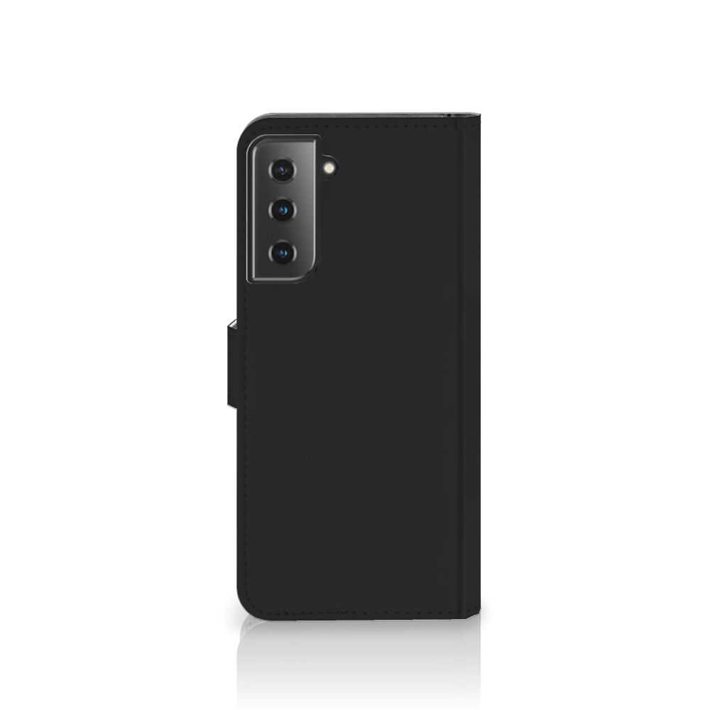 Samsung Galaxy S21 Plus Hoesje met naam Woke Up - Origineel Cadeau Zelf Maken