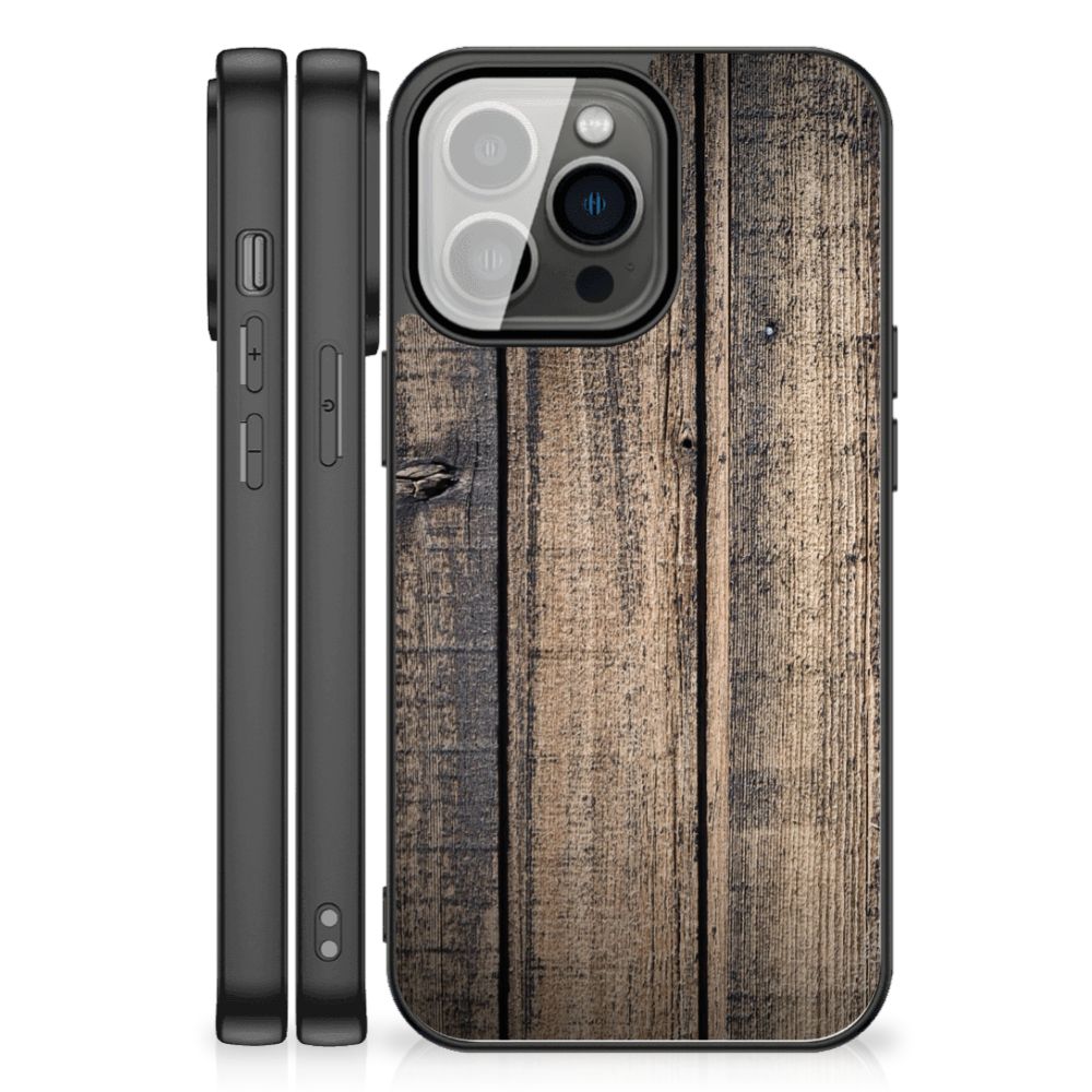 iPhone 13 Pro Max Houten Print Telefoonhoesje Steigerhout B2C Telecom