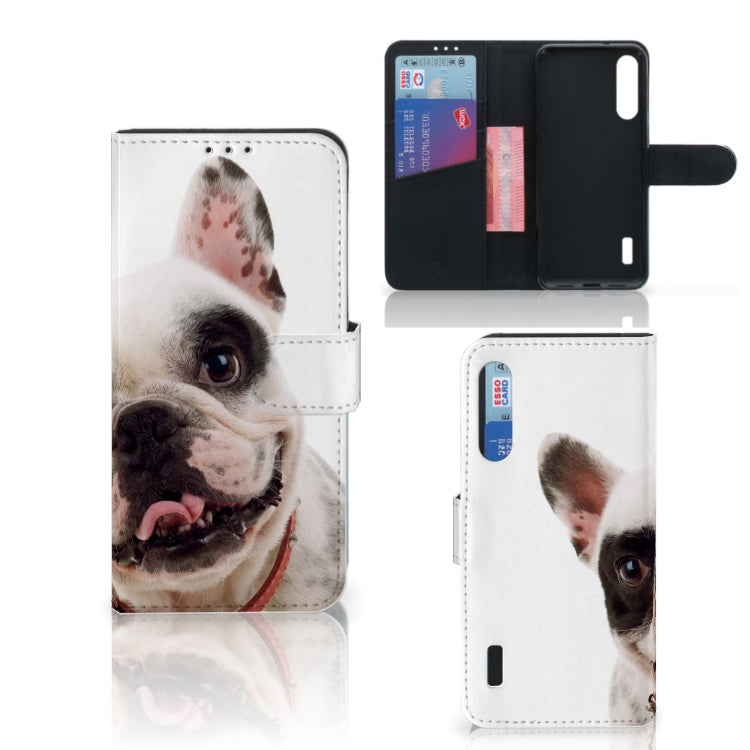 Xiaomi Mi A3 Telefoonhoesje met Pasjes Franse Bulldog