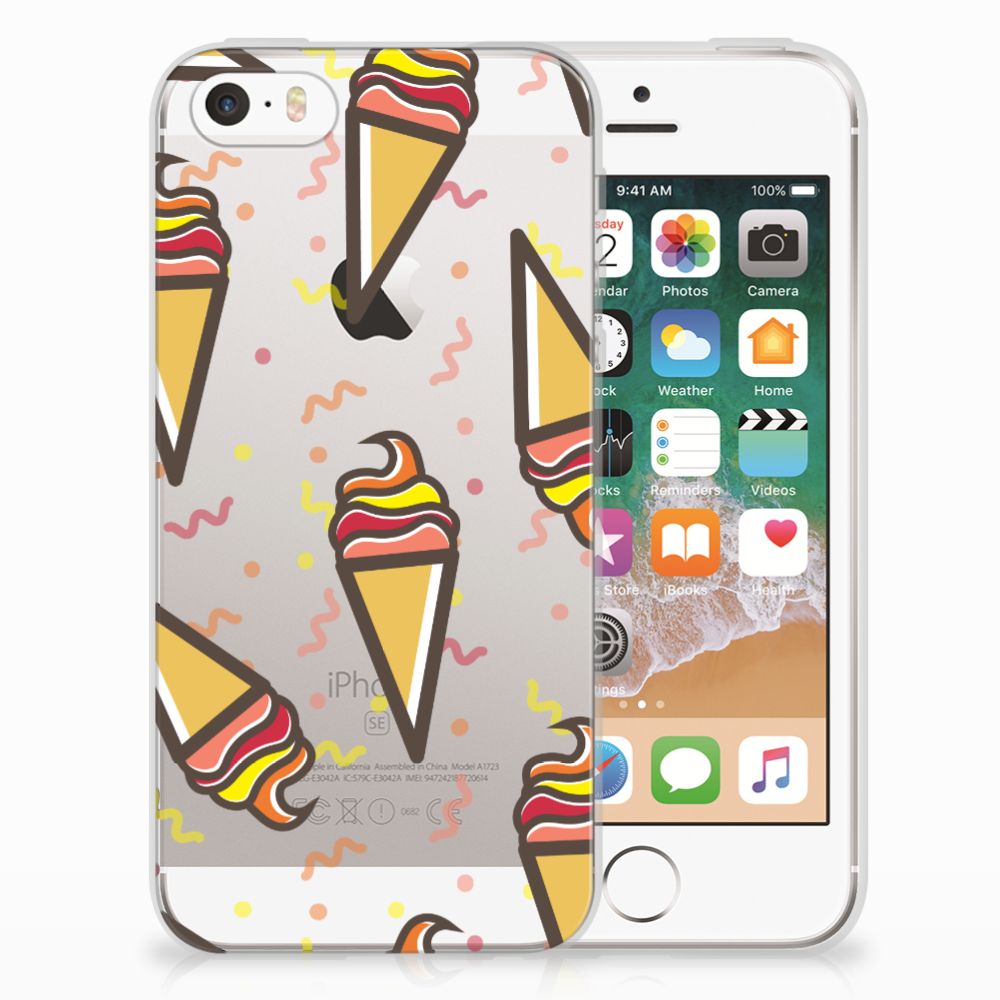 Apple iPhone SE | 5S Siliconen Case Icecream