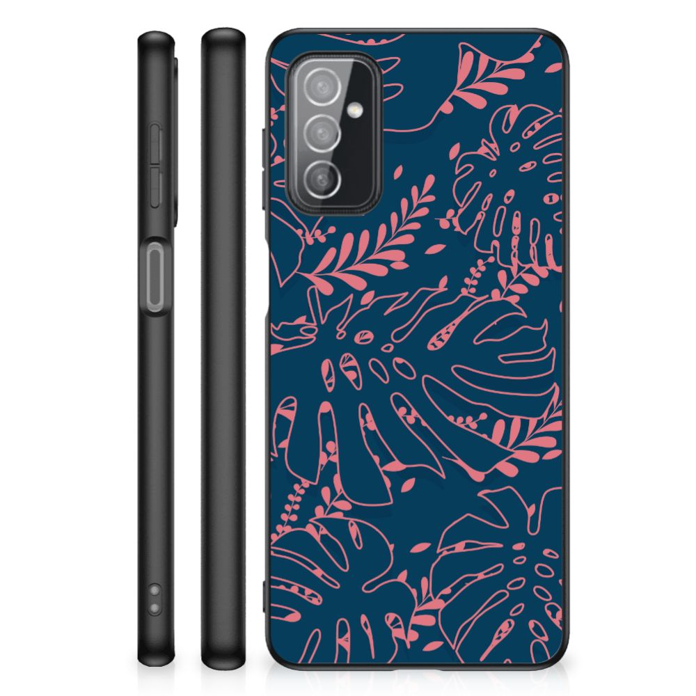 Samsung Galaxy M52 Bloemen Hoesje Palm Leaves