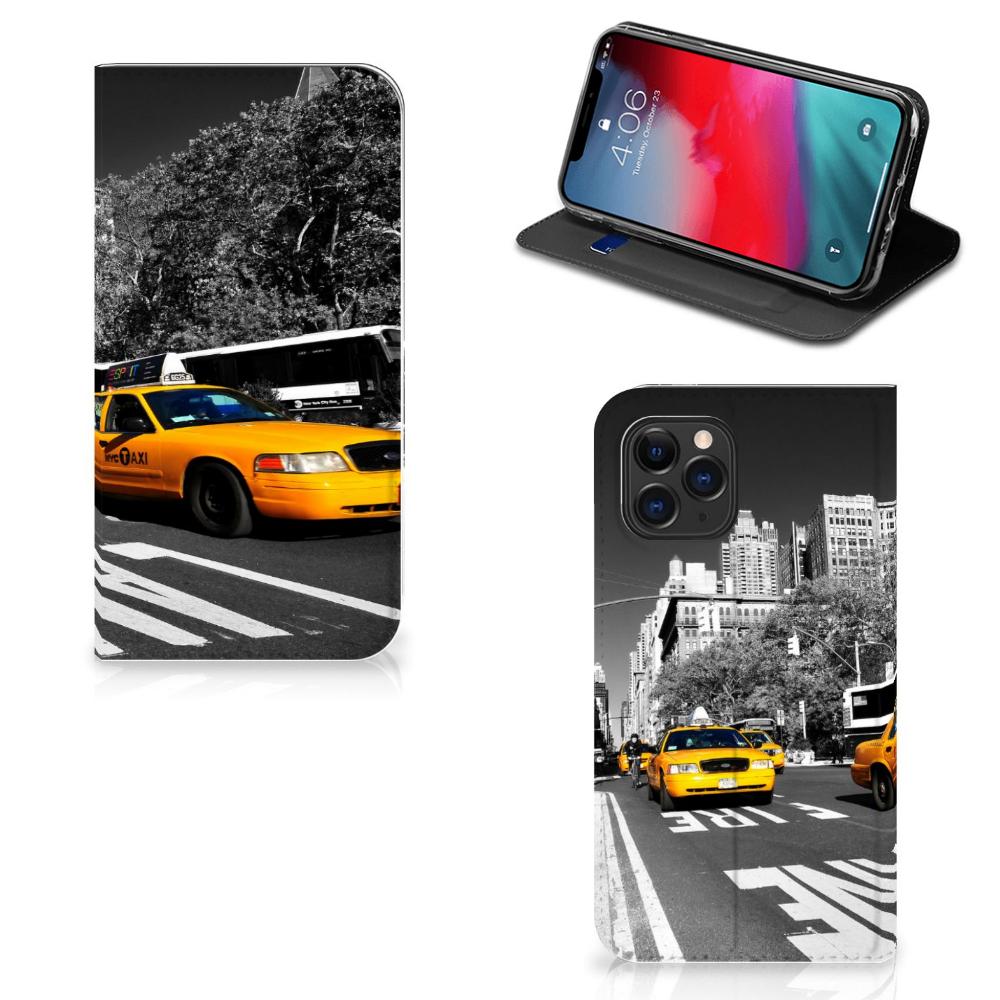 Apple iPhone 11 Pro Book Cover New York Taxi