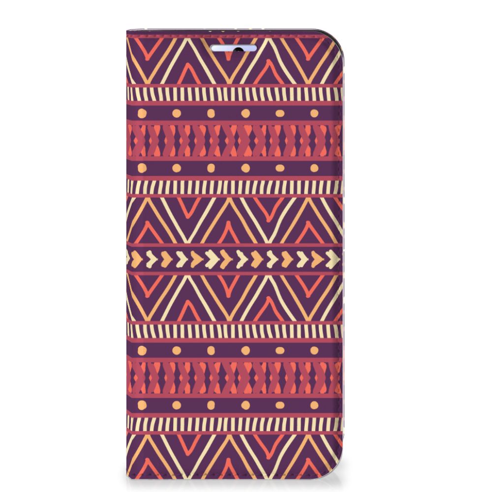 Motorola Moto G31 | G41 Hoesje met Magneet Aztec Paars - B2C Telecom