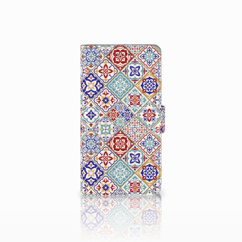 Samsung Galaxy J7 2016 Bookcase Tiles Color