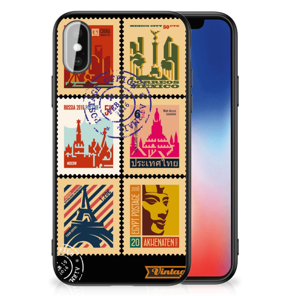iPhone X | Xs TPU Backcover Postzegels