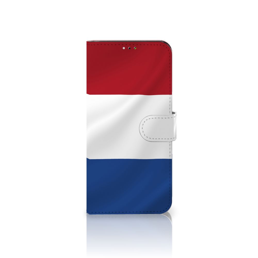 Samsung Galaxy A03 Bookstyle Case Nederlandse Vlag met artistiek ontwerp van de Nederlandse vlag.