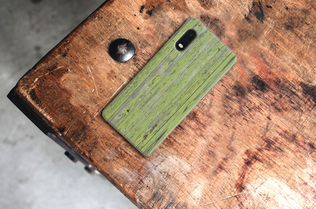 Samsung Xcover Pro Bumper Hoesje Green Wood