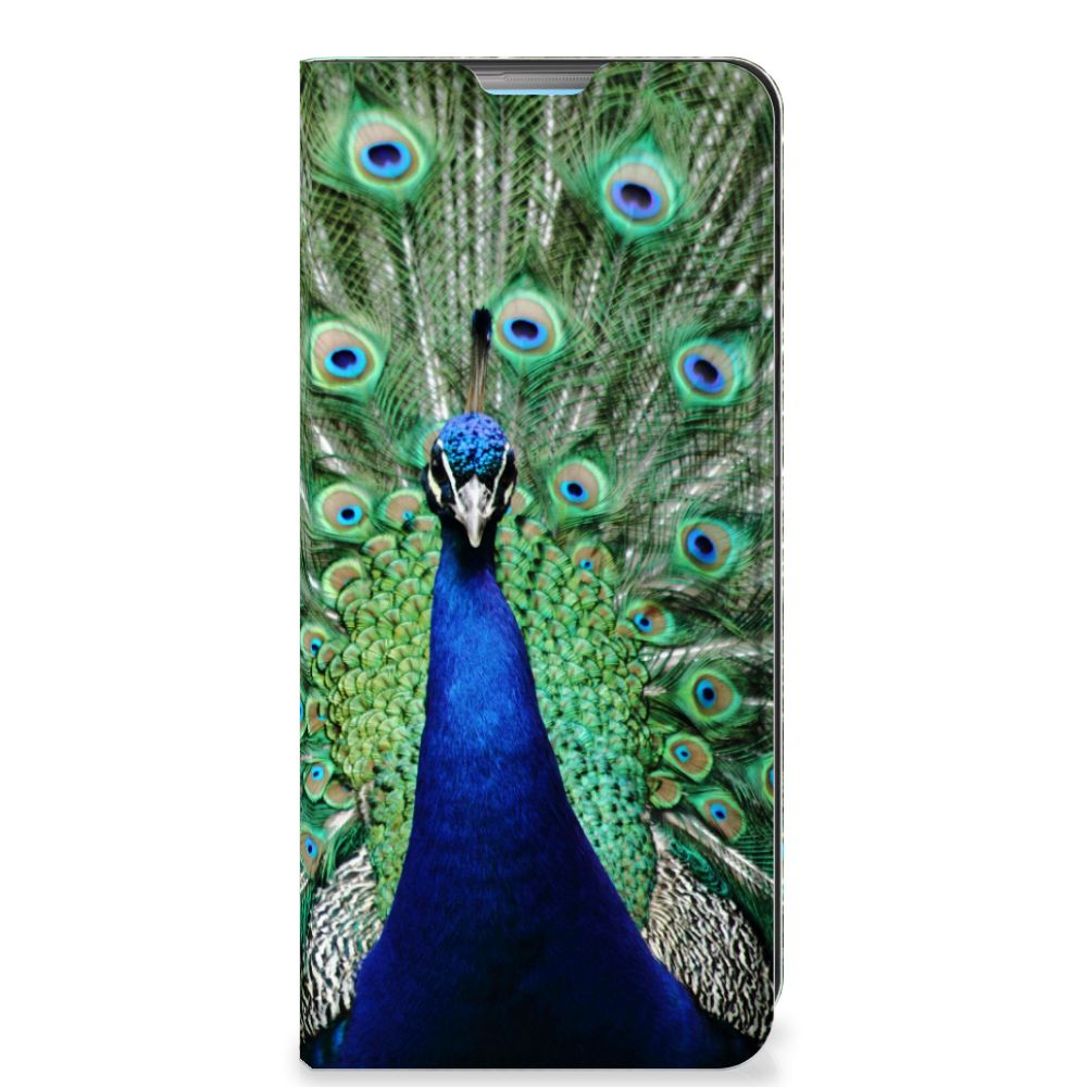OPPO A74 4G Hoesje maken Pauw - B2C Telecom