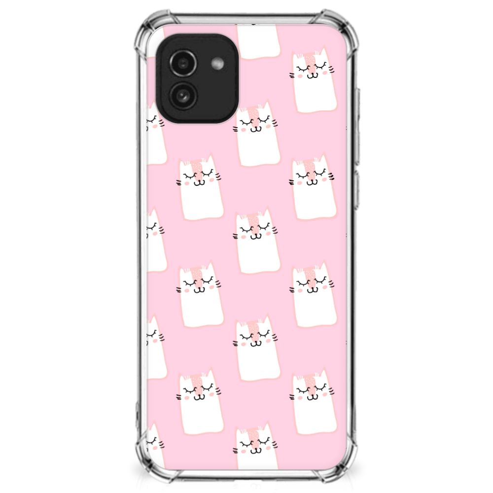 Samsung Galaxy A03 Case Anti-shock Sleeping Cats B2C Telecom