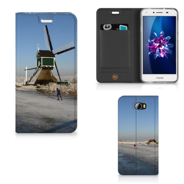 Huawei Y5 2 | Y6 Compact Book Cover Schaatsers