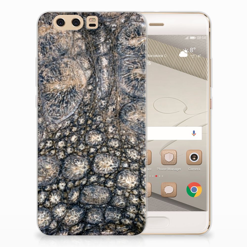 Huawei P10 Plus TPU Hoesje Krokodillenprint