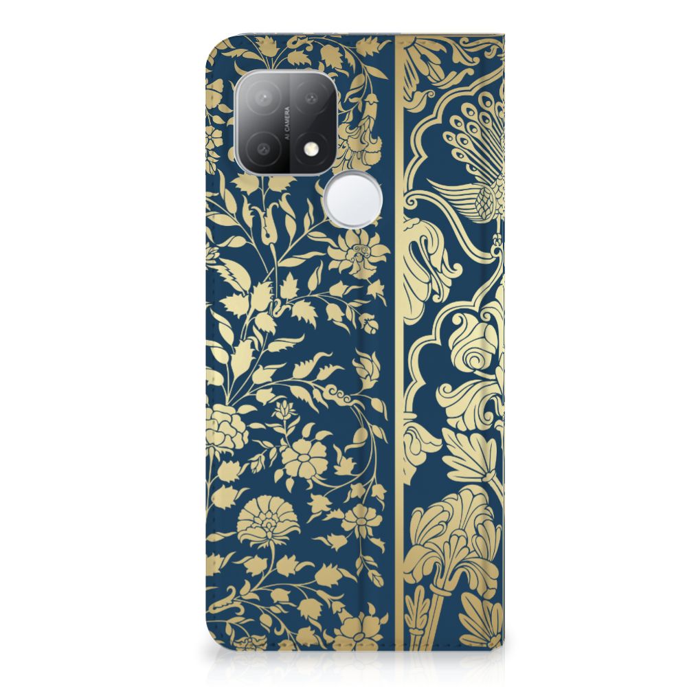 OPPO A15 Smart Cover Beige Flowers - B2C Telecom