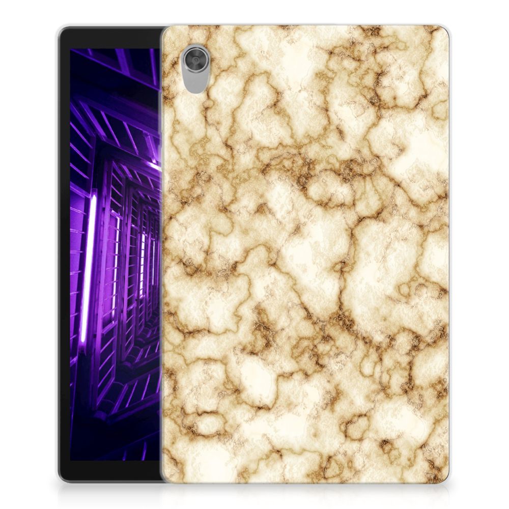 Lenovo Tab M10 HD (2de generatie) Tablet Back Cover Marmer Goud - B2C Telecom