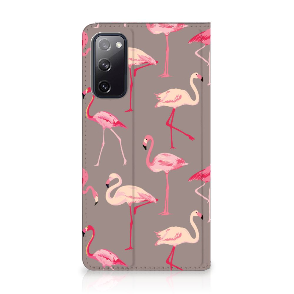 Samsung Galaxy S20 FE Hoesje maken Flamingo - B2C Telecom