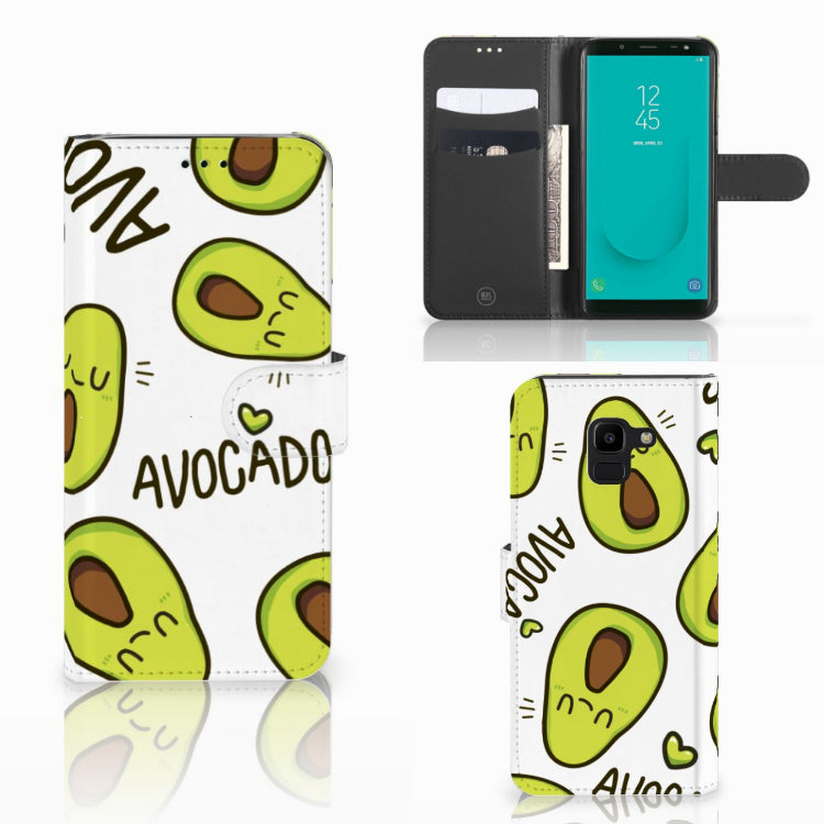 Samsung Galaxy J6 2018 Leuk Hoesje Avocado Singing