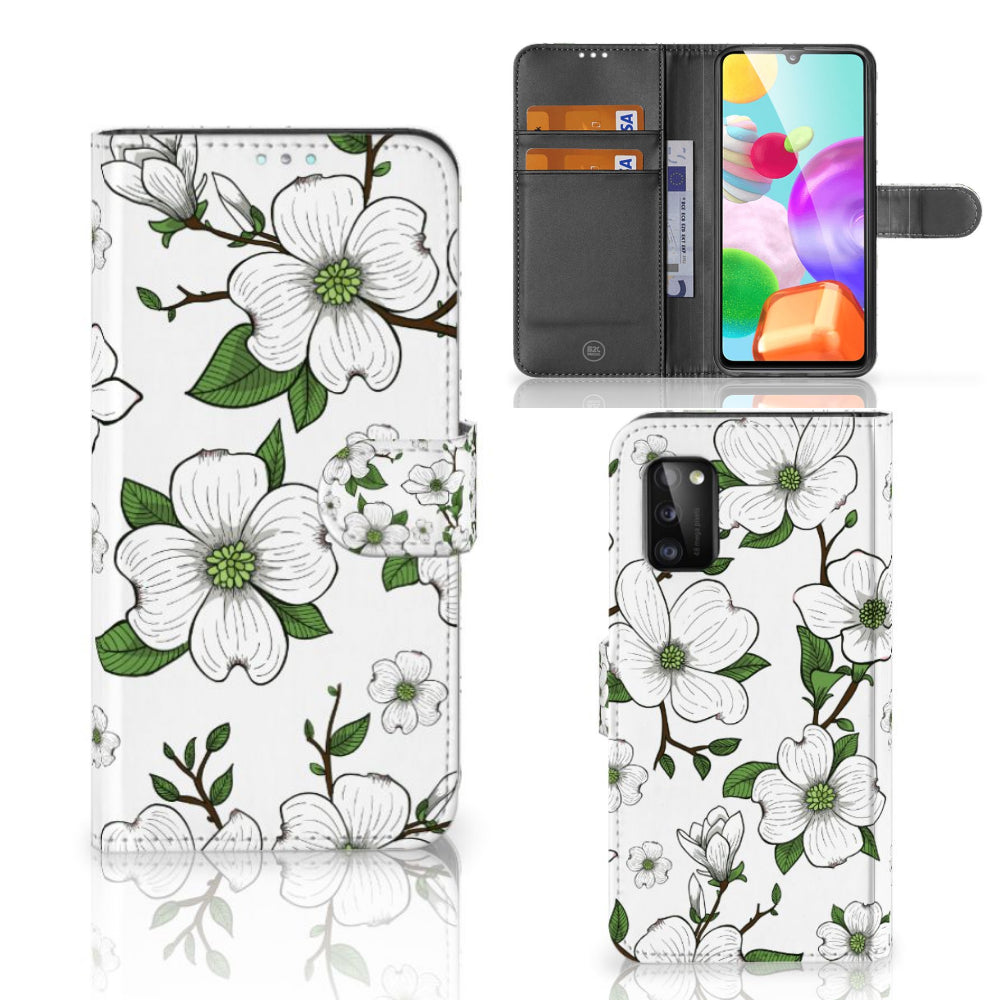 Samsung Galaxy A41 Hoesje Dogwood Flowers