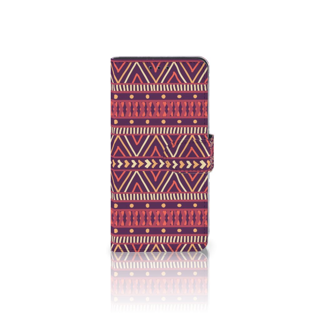 Huawei P40 Telefoon Hoesje Aztec Paars
