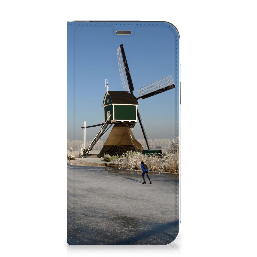 iPhone 12 | iPhone 12 Pro Book Cover Schaatsers - B2C Telecom