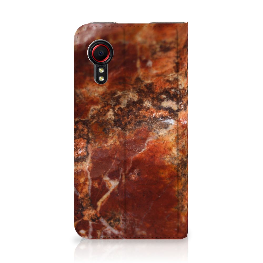 Samsung Galaxy Xcover 5 Standcase Marmer Bruin - B2C Telecom
