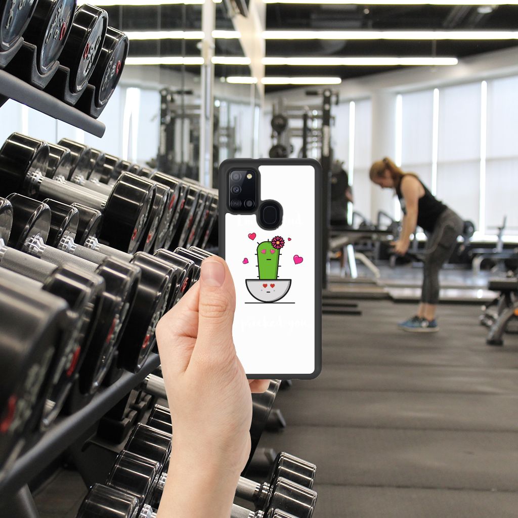 Samsung Galaxy A21s Bumper Hoesje Cactus Glad B2C Telecom