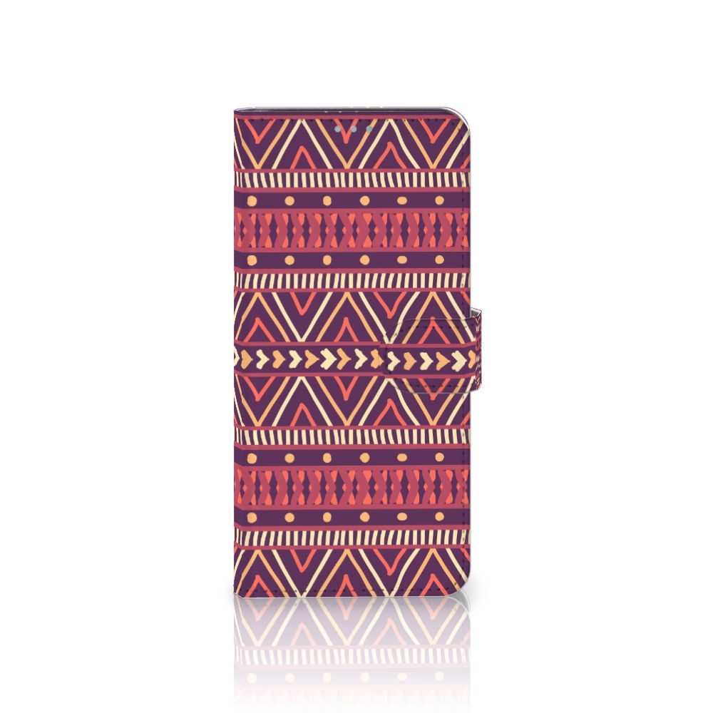 Nokia 3.4 Telefoon Hoesje Aztec Paars