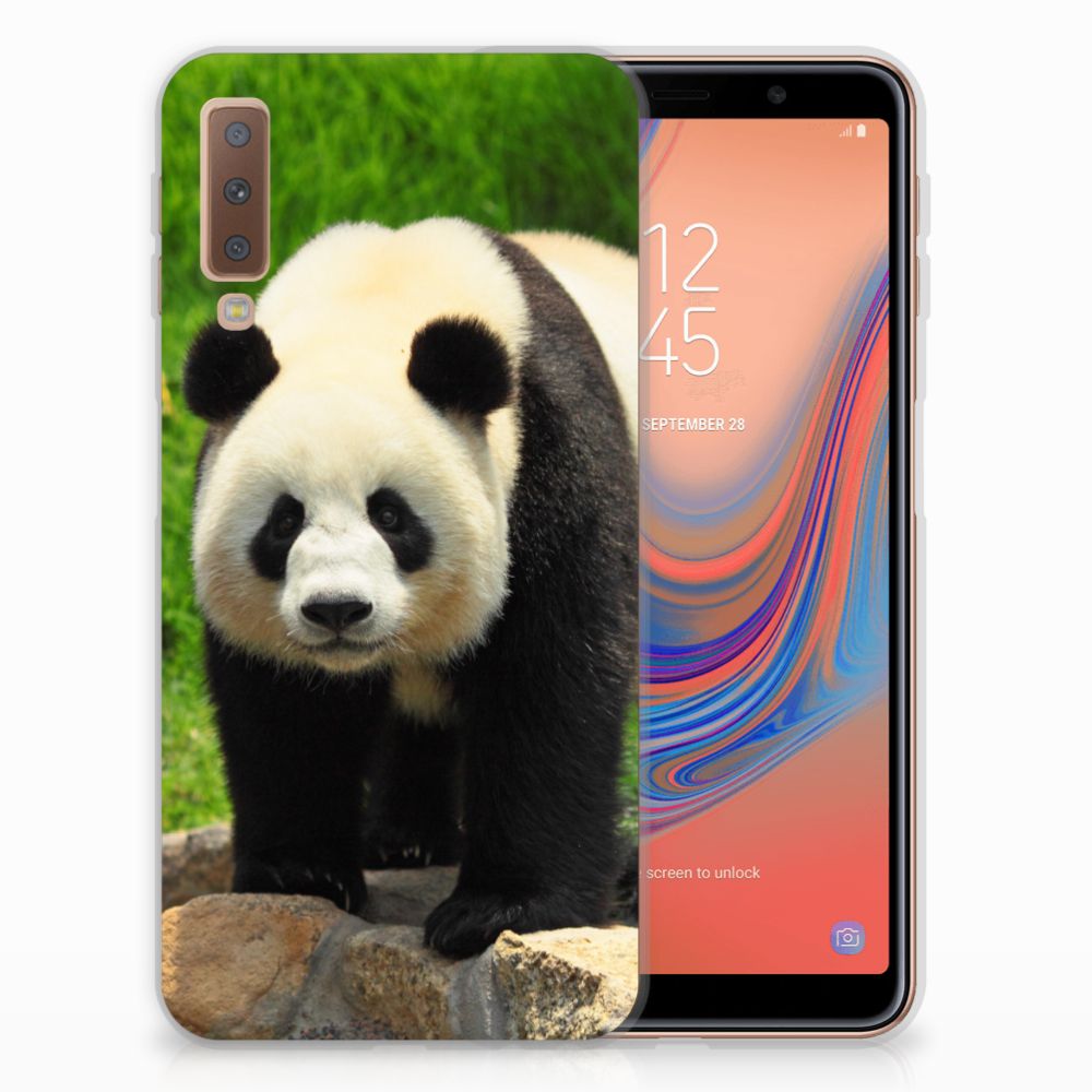 Samsung Galaxy A7 (2018) TPU Hoesje Panda