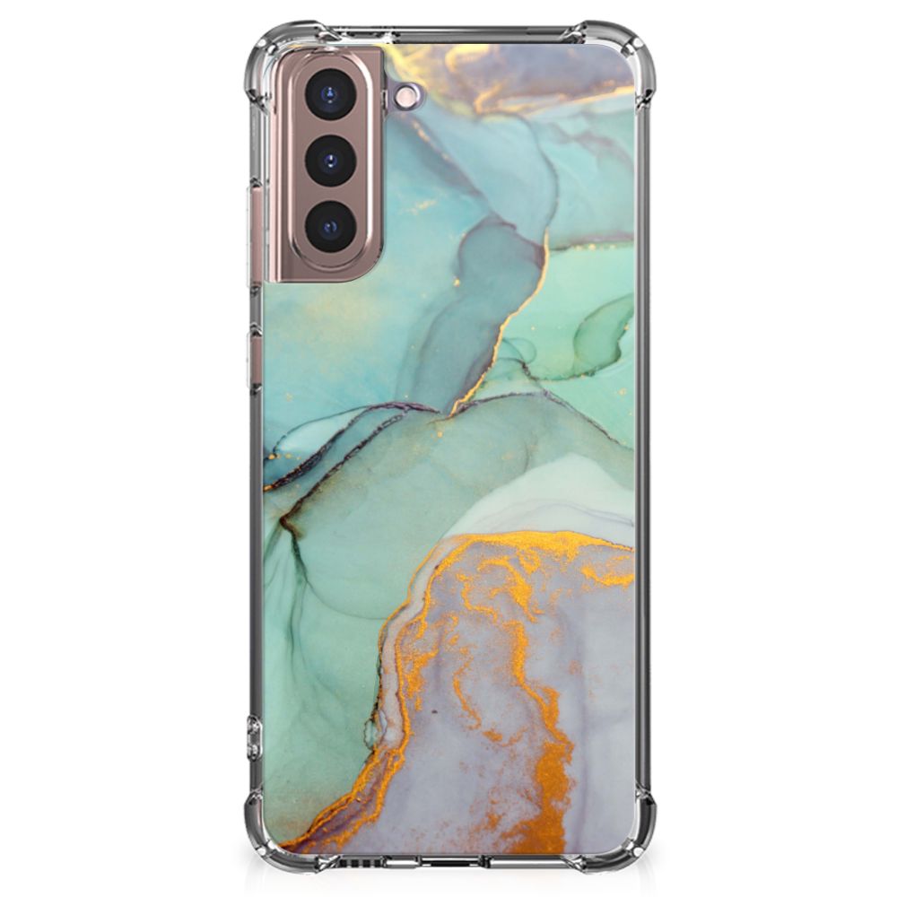 Back Cover voor Samsung Galaxy S21 Plus Watercolor Mix B2C Telecom