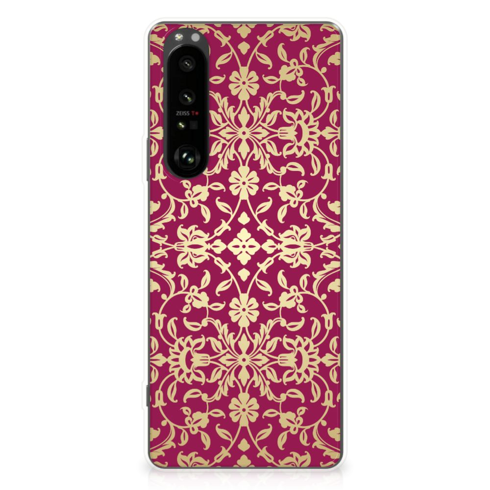 Siliconen Hoesje Sony Xperia 1 III Barok Pink