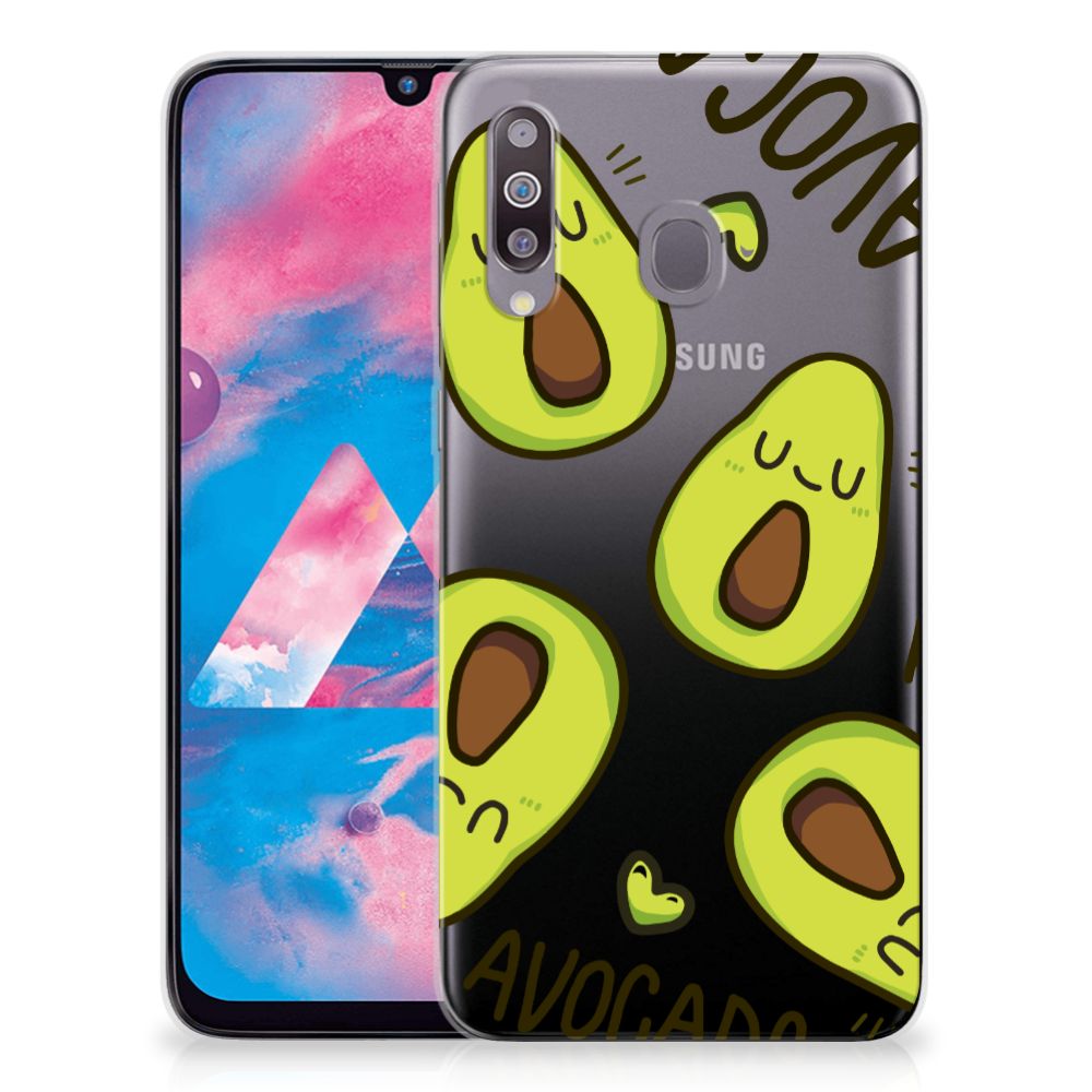 Samsung Galaxy M30 Telefoonhoesje met Naam Avocado Singing