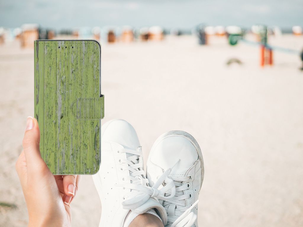 Xiaomi Redmi 8A Book Style Case Green Wood