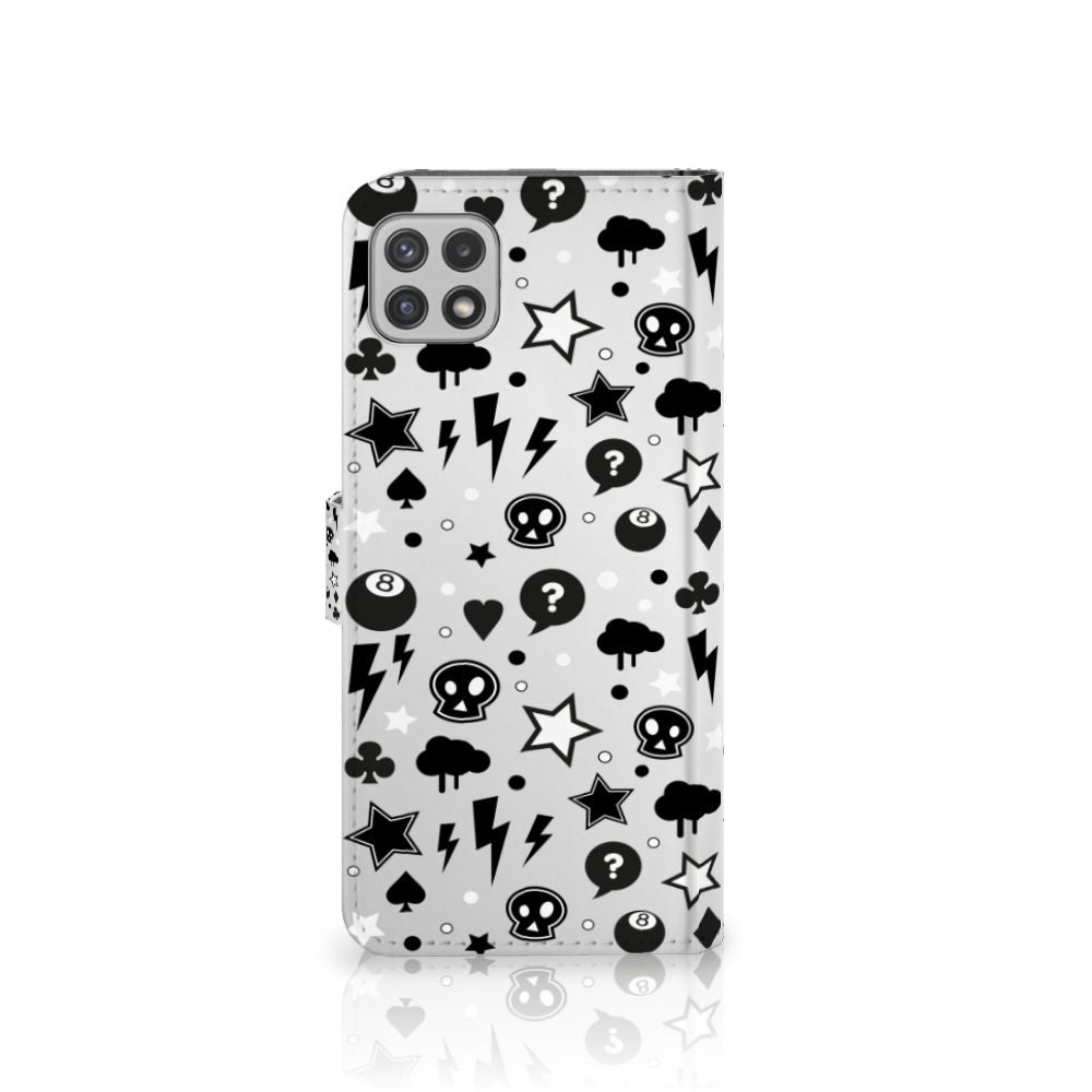 Telefoonhoesje met Naam Samsung Galaxy A22 5G Silver Punk
