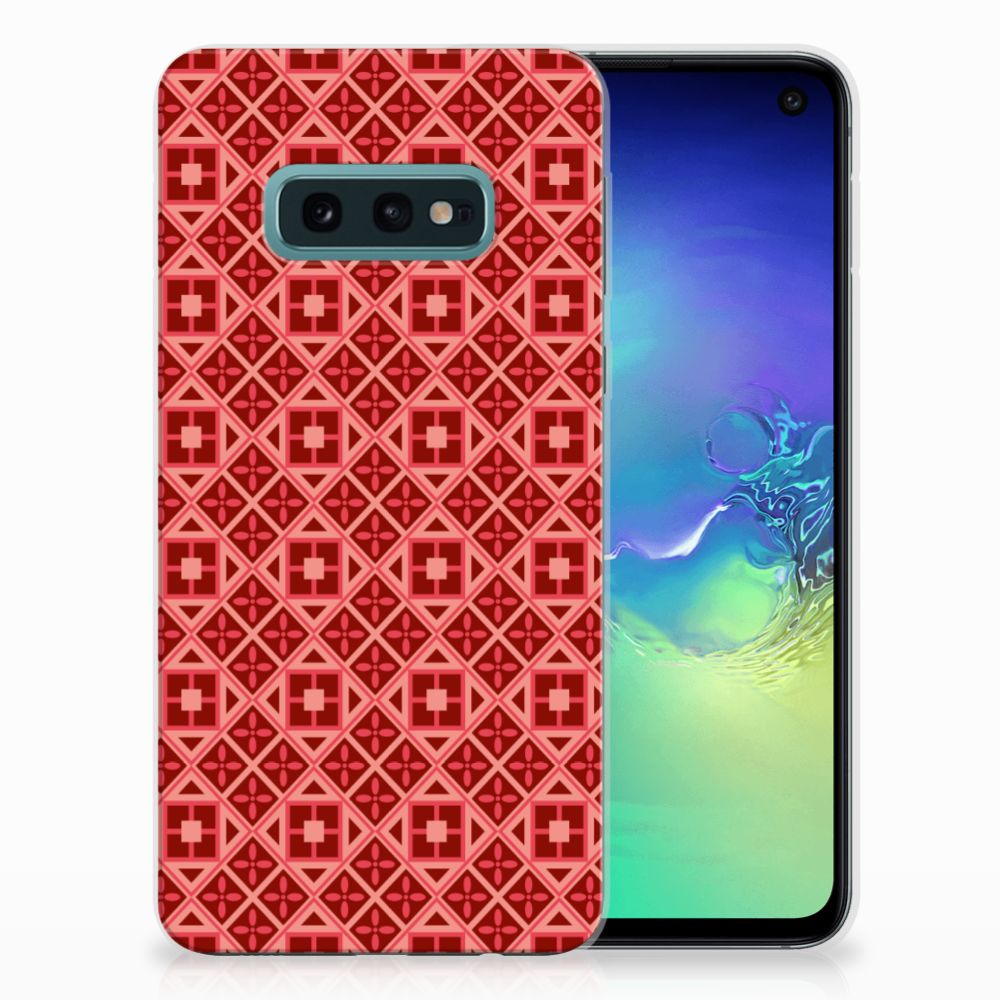 Samsung Galaxy S10e TPU bumper Batik Rood