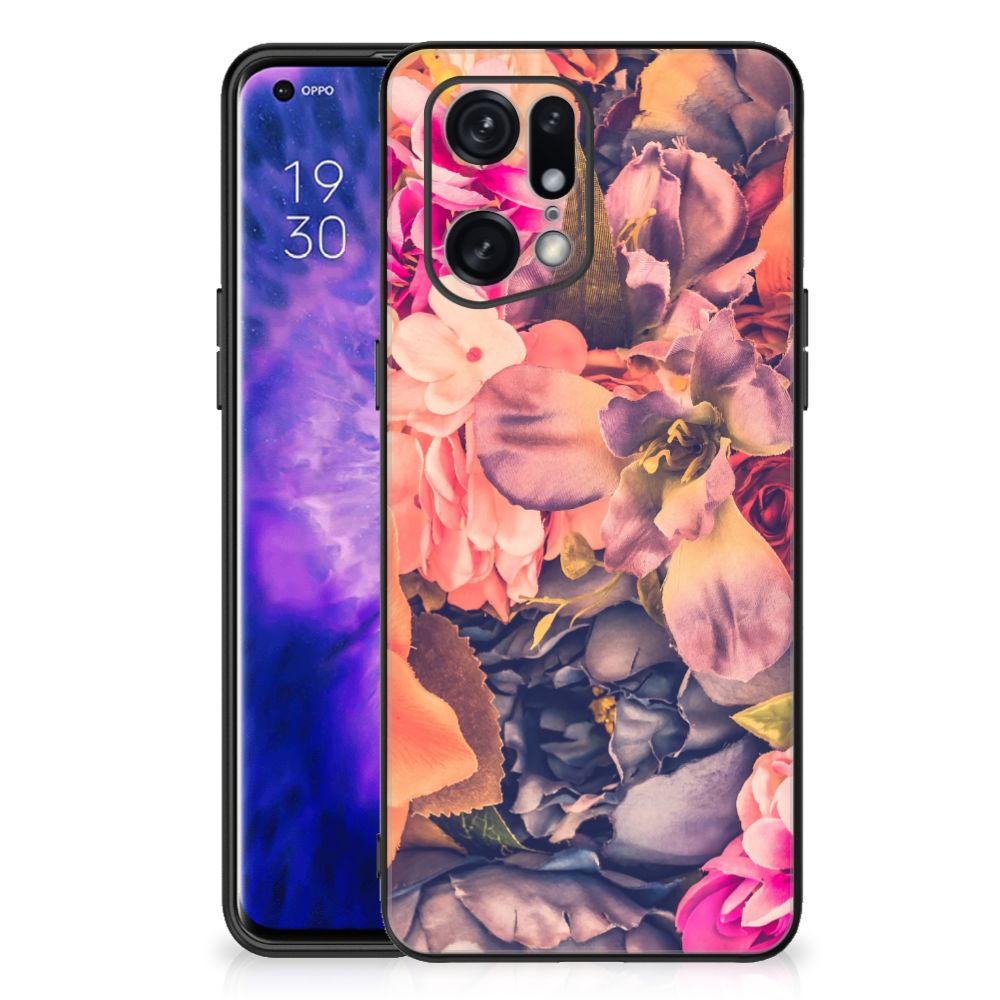 OPPO Find X5 Pro Bloemen Hoesje Bosje Bloemen
