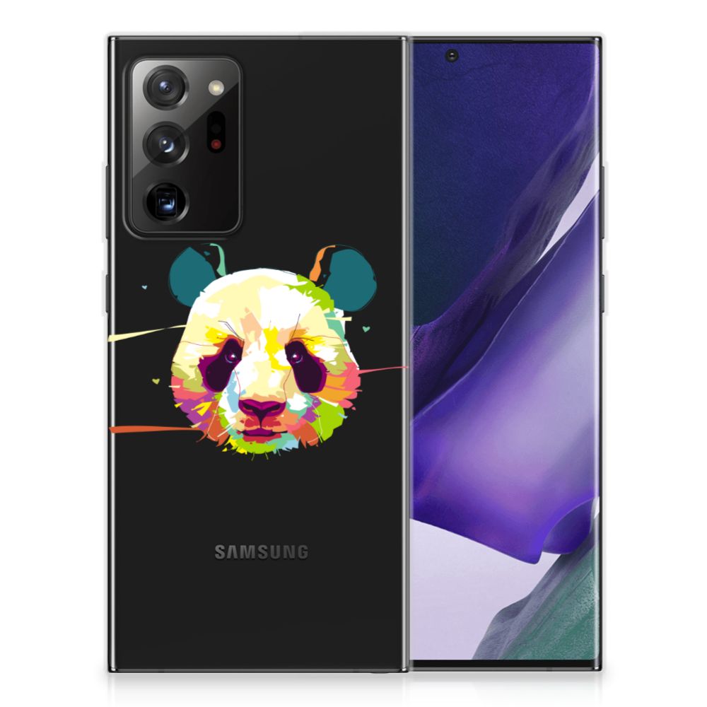 Samsung Galaxy Note20 Ultra Telefoonhoesje met Naam Panda Color B2C Telecom