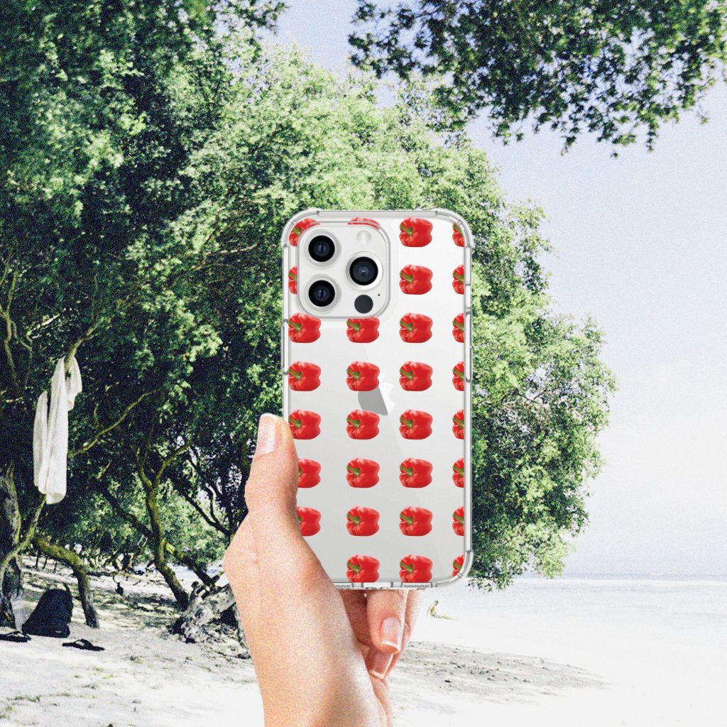 iPhone 13 Pro Max Beschermhoes Paprika Red - B2C Telecom