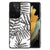 Samsung Galaxy S21 Ultra Bloemen Hoesje Leaves Grey B2C Telecom