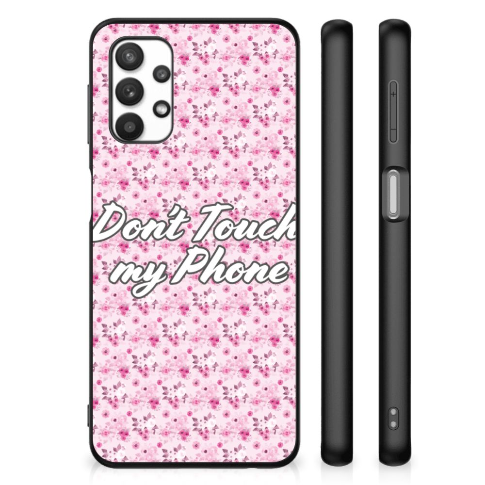 Samsung Galaxy A32 5G Telefoon Hoesje Flowers Pink DTMP B2C Telecom