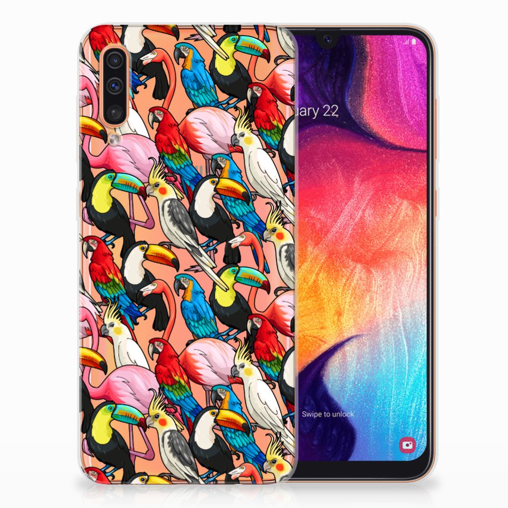 Samsung Galaxy A50 TPU Hoesje Birds