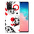 Silicone Back Case Samsung Galaxy S10 Lite Skull Red