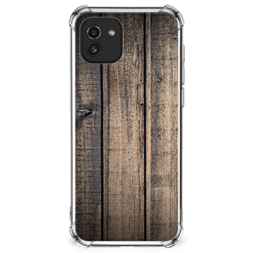 Samsung Galaxy A03 Stevig Telefoonhoesje Steigerhout B2C Telecom