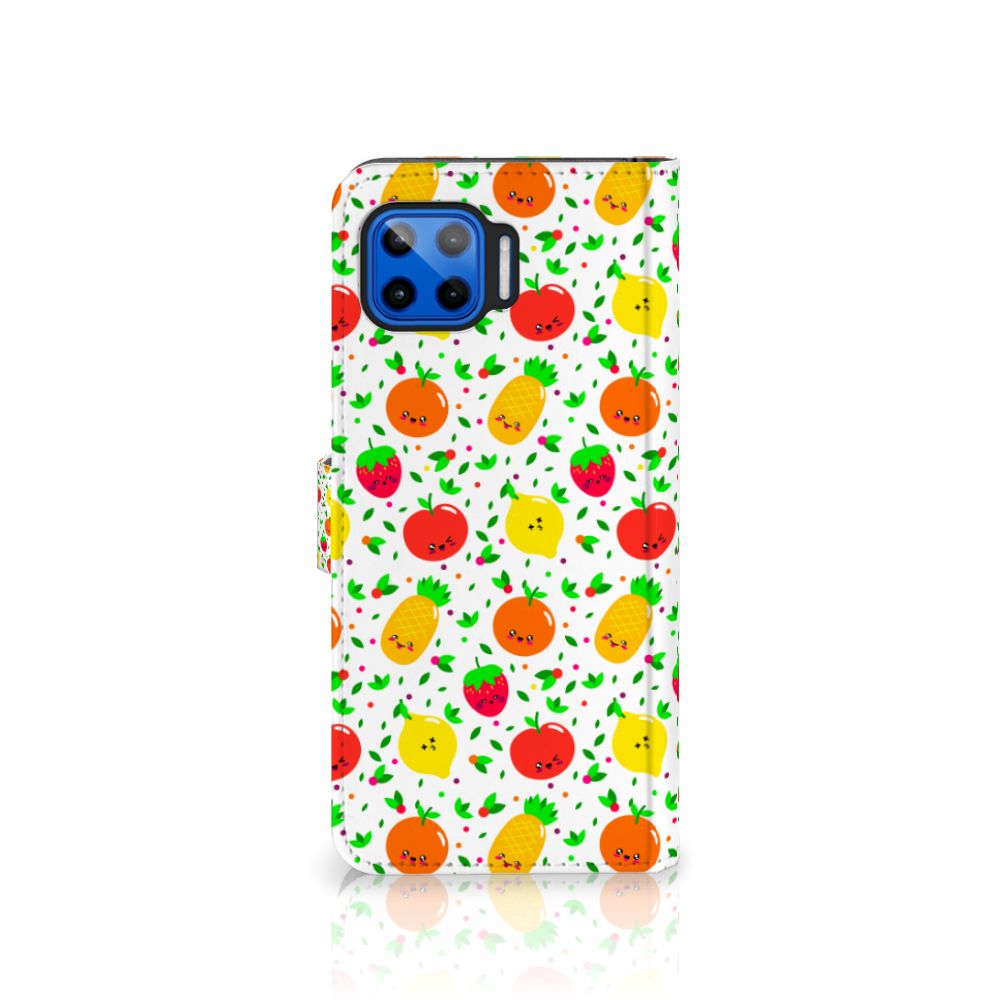 Motorola Moto G 5G Plus Book Cover Fruits