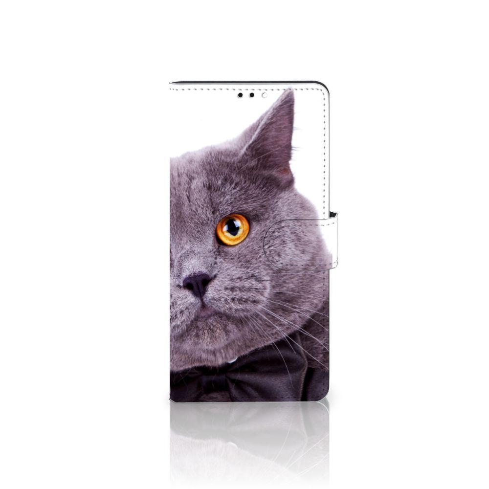 Xiaomi Redmi Note 10 Pro Telefoonhoesje met Pasjes Kat